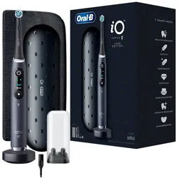 Oral-B Elektrische Zahnbürste iO 9 + Lade-Reiseetui & Tasche - Black Onyx