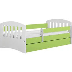 Raumhirsch Furniture Kinderbett Classic mit Schublade ohne Matratze Grün 90/65/144 , Holzwerkstoff , Rechteckig , 80x140 cm , Babymöbel & Kindermöbel, Kinderzimmer & Jugendzimmer, Kinderbetten
