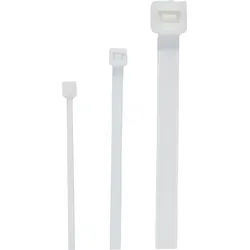 CIMCO 181362 - Kabelbinder, naturfarbig, 2,5x135mm, 100 Stück