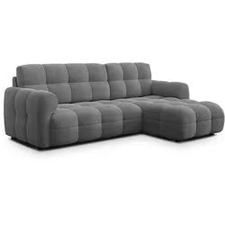 ECKSOFA MELLOW 3-Sitzer, grau