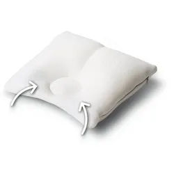 Träumeland Babykissen Kissen CAREFOR weiß 26 cm x 28 cm x 7 cm