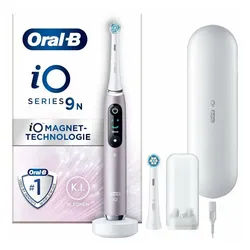 Oral-B Elektrische Zahnbürste iO Series 9N, Elektrische Zahnbürste (rosa/weiß, Rose Quartz)
