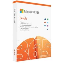 Microsoft Office 365 Single - PC/Mac/Mobilgeräte | Zertifiziert | EN & DE-Copy