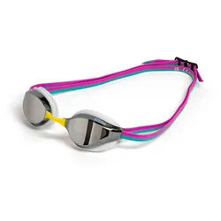 Arena Schwimmbrille Phyton Mirror 1E763-118 - Silver White-Fuchsia - One size