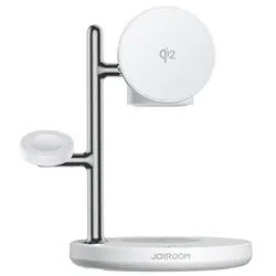 JR-W23 Qi2 4-in-1 desktop charger with built-in inductive night light - white