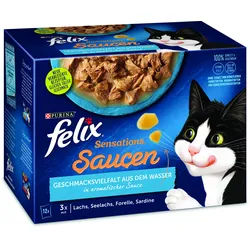 Felix Sensation Sauce Geschmacksvielfalt aus dem Wasser - Multipack 6x1.02 kg