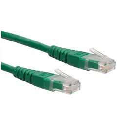 ROLINE Patchkabel Cat.6 (Class E) UTP LAN-Kabel, RJ-45 Männlich (Stecker), RJ-45 Männlich (Stecker) (30.0 cm) grün