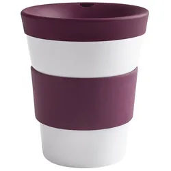 KAHLA Coffee-to-go-Becher Cupit Becher + Trinkdeckel, 1-tlg., Porzellan, Made in Germany lila