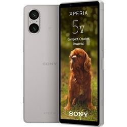 Sony XPERIA 5V Smartphone (15,49 cm/6,1 Zoll, 128 GB Speicherplatz, 12 MP Kamera) silberfarben