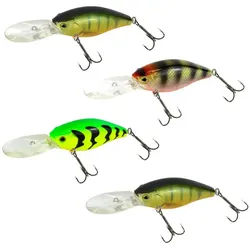 Seika Pro Kunstköder 4 Seika Pro Wobbler Kobe 7cm 19g - Kunstköder Set