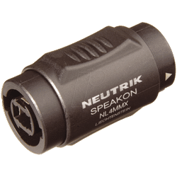 NEUTRIK NL-4MM - Neutrik-Speakon-Kupplung, Buchse/Buchse, 4-p.