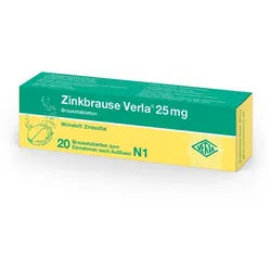 Zinkbrause Verla 25mg 20 St Brausetabletten