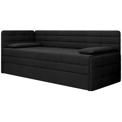 Mirjan24 Jugendbett Sand , Schwarz , Kunststoff , Rechteckig , 162x189 cm , Babymöbel & Kindermöbel, Kinderzimmer & Jugendzimmer, Kinderbetten, Kinderbetten & Jugendbetten