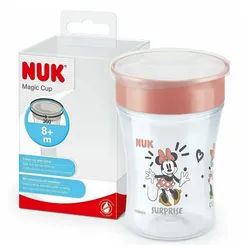 NUK Babyflasche NUK Disney Minnie Mouse - Magic Cup - Trinkbecher - mit Deckel - rot rot