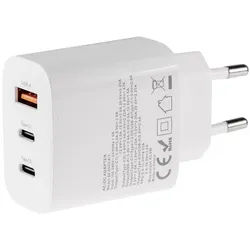 ChiliTec Stecker-Netzteil mit USB-C "CTN-PD65 a3" In 100-240V~, Out 5,0V/9,0V/12,0V=, 65W