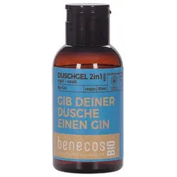 Benecos Duschgel Gin - Duschgel 2in1 Haut & Haar Mini 50ml