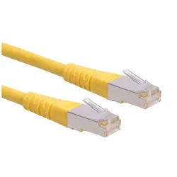 ROLINE Patchkabel Cat.6 (Class E) S/FTP (PiMF) LAN-Kabel, RJ-45 Männlich (Stecker), RJ-45 Männlich (Stecker) (30.0 cm) gelb