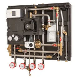 Danfoss Hausstation Compact 28 VX-FI, 2 HWP, AVQM, 56 kW, ECL310/A237