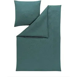 Estella Bettwäsche , Petrol , Textil , Uni , 200x200 cm , Textiles Vertrauen - Oeko-Tex® , Heimtextilien, Bettwäsche & Leintücher, Bettwäsche, Jersey-Bettwäsche