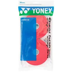 Yonex Overgrip Wet Super Grap 0.6mm (Komfort/glatt/leicht haftend) weinrot 30er Clip-Beutel