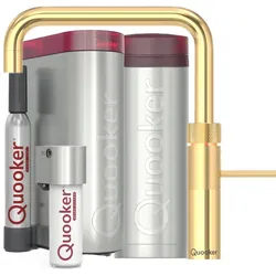 Quooker Fusion Square Set mit PRO3 Reservoir & CUBE gold **inkl. CUBE Filter Starter Paket** 3FSGLDCUBE2 *inkl. 7 JAHRE GARANTIE*