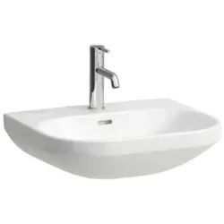 Laufen Lua Waschtisch H8110810001091 55x46cm, weiß, mit Überlauf, ohne Hahnloch