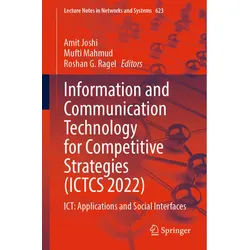 Information And Communication Technology For Competitive Strategies (Ictcs 2022), Kartoniert (TB)