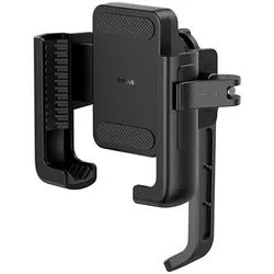 GoTrip Motorcycle Phone Holder for Mirror with Shock Absorption - Black