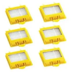 iRobot Staubsaugerbeutel iRobot AeroVac Filter + Seitenbürste Zubehör, passend für IRobot, Effiziente Staubaufnahme blau