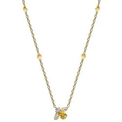 Pandora Kette mit Anhänger 364560C01-45, Biene, Zirkonia, Vergoldet gelb|goldfarben