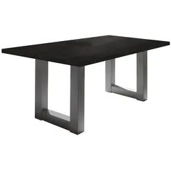 möbel-direkt.de Esstisch Esstisch U 160 cm Mister schwarz