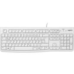 Logitech Tastatur K120, USB, weiss DE, Business