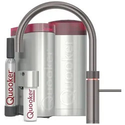 Quooker Fusion Round Set mit COMBI Reservoir & CUBE Gunmetal **inkl. CUBE Filter Starter Paket** FNRGME COMBI CUBE2 *inkl. 7 JAHRE GARANTIE*