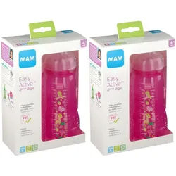 MAM Flasche 330ml +6 Monate Rosa Farbe und/oder Design können vom Bild abweichen