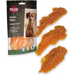 Trixie PREMIO Chicken Filets, Hundeleckerli mit Hühnerbrust, XXL-Pack 300g