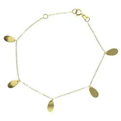 Firetti Bettelarmband Schmuck Geschenk Gold 375 Armschmuck Armkette Goldarmband Ankerkette, Made in Germany gelb|goldfarben