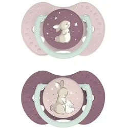 Difrax Dynamic Schnuller Nacht&Tag Girl 18+ Monate