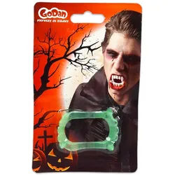 Im Dunkeln leuchtender Vampirzahn