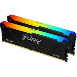 Kingston Technology FURY Beast 16GB 3600MT/s DDR4 CL17 DIMM (2er-Kit) RGB