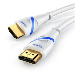 Primewire 16k 2.1, 16k 30 Hz 8k 60Hz 4k 120 Hz, HDMI-Kabel, 2.0b, HDMI Typ A (300 cm), Ultra High Speed Ethernet 48Gbps, UHD HDR 10+ eARC DV 3D VRR - 3m blau|weiß