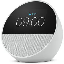 Echo Spot (2024) Wlan Lautsprecher mit Bluetooth Amazon Alexa (Weiß)