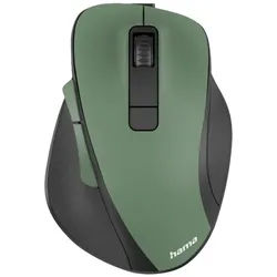 Hama Hama MW-500 Recharge Ergonomische Maus Funk Optisch Waldgrün 6 Tast Mäuse grün