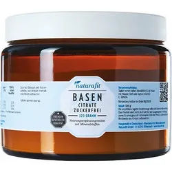 NATURAFIT Basencitrate zuckerfrei Pulver 320 g