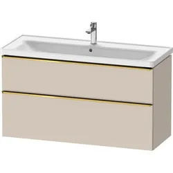 Duravit D-Neo Waschtischunterbau wandhängend Taupe Matt 1184x452x625 mm - DE4391034910000 DE4391034910000
