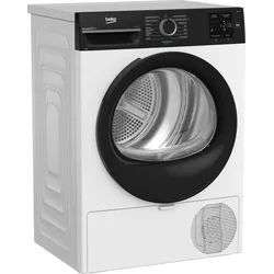 BEKO Wärmepumpentrockner BM3T38240W, AquaWave Schontrommel & 8 kg – sanft trocknen für die ganze Familie weiß
