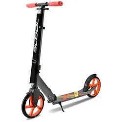 S'cool Cityroller flaX - City Roller, Klappbar und Höhenverstellbar gelb|grau