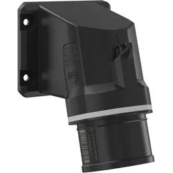 Walther Electric FW711501PH CEE NEO Anbaugerätestecker schräg, 16A, 5P, 1h, IP54 als Phasenwender mit 77,5x90mm Flansch