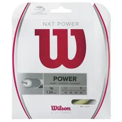 Wilson Tennissaite NXT Power (Armschonung+Power) natur 12m Set, Saitendicke: 1.30 beige