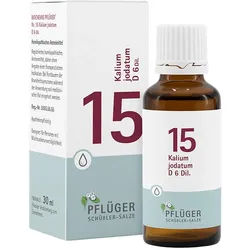 Schüßler-Salze Biochemie Pflüger 15 Kalium jodatum D6 Tropfen