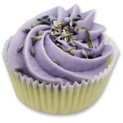 Florex - Badebutter-Cupcake mit Schafmilch, Lavendel 90 g
